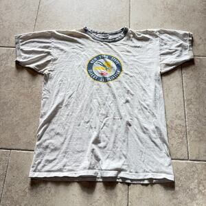 Early 1980s Champion New York State Divers Association ringer tee XL